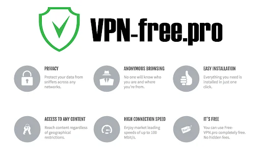 VPN-free.pro: Navegación Segura, Rápida y VPN Ilimitada Gratis - Screenshot 1