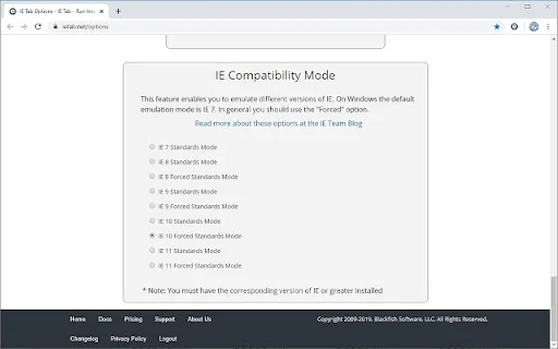 IE Tab para Chrome: Visualiza sitios web antiguos fácilmente - Screenshot 3