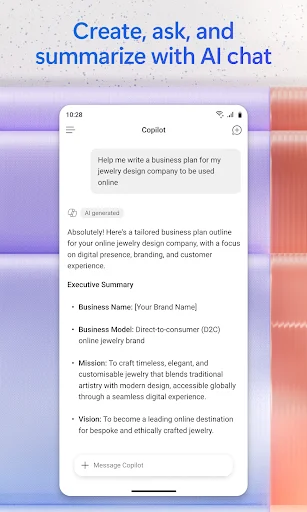 Descarga Microsoft 365 Copilot: Tu Asistente IA para Productividad - Screenshot 2