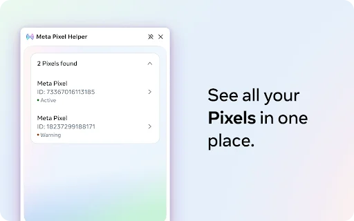 Meta Pixel Helper: Descarga la extensión oficial para Chrome - Screenshot 1