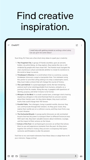 Descarga ChatGPT para Android: Tu Asistente IA Inteligente - Screenshot 9