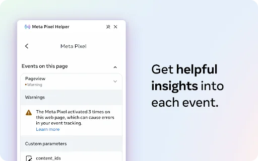 Meta Pixel Helper: Descarga la extensión oficial para Chrome - Screenshot 3