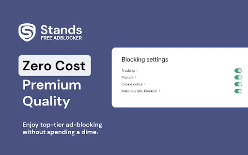 Stands AdBlocker: El Mejor Bloqueador de Anuncios para Chrome - Screenshot 2