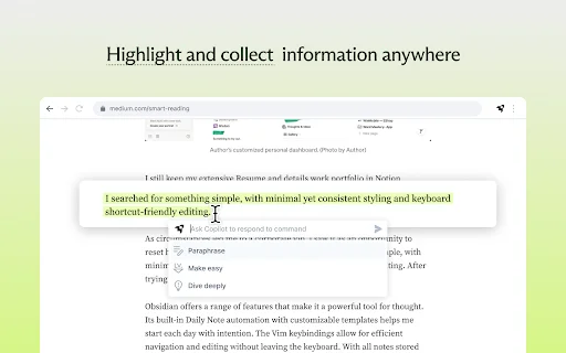 Liner: ChatGPT AI Copilot para Web y YouTube – Descarga Gratis - Screenshot 6