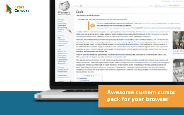 Craft Cursors: Personaliza tu Navegador con Estilos Únicos - Screenshot 1