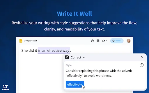 LanguageTool: Corrector de Gramática y Ortografía Profesional - Screenshot 4
