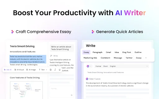 Sider: Chat con GPT-5, Claude y Gemini – Tu Asistente IA en el Navegador - Screenshot 5