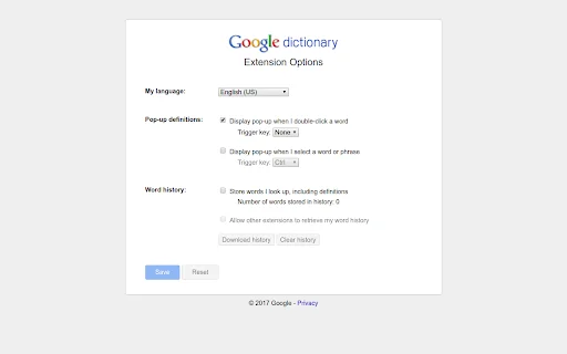 Google Dictionary: Define palabras al instante en tu navegador - Screenshot 5