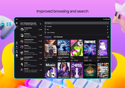 Descargar Twitch APK: Streaming en Vivo y Gaming – Gratis - Screenshot 14