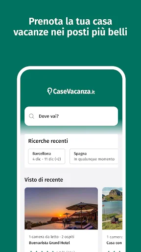 Descarga CaseVacanza.it: Tu Aplicación de Alquileres Vacacionales - Screenshot 1