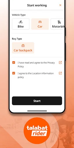 Descarga Talabat Rider App: Entrega más y gana dinero extra hoy - Screenshot 3