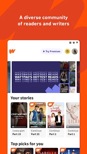 Wattpad: Lee y Escribe Historias – Descarga la App Oficial Gratis - Screenshot 2