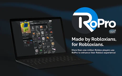 RoPro: Mejora tu experiencia en Roblox – Descarga la extensión - Screenshot 1