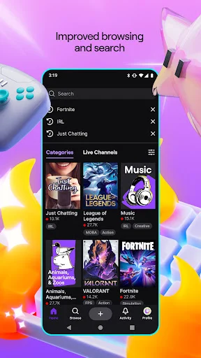 Descargar Twitch APK: Streaming en Vivo y Gaming – Gratis - Screenshot 3