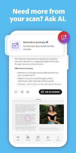 Adobe Scan: Escáner PDF y OCR profesional – Descarga Gratis - Screenshot 6