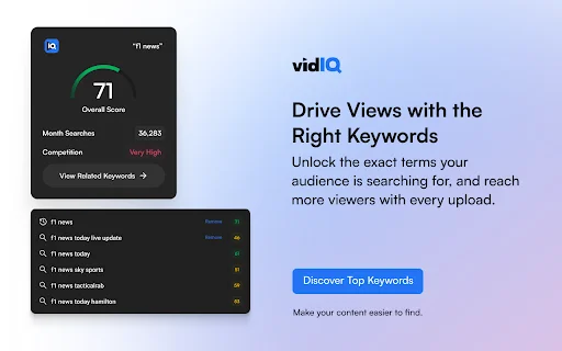 vidIQ Vision para YouTube: Optimiza tus videos y crece hoy - Screenshot 4