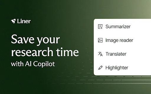 Liner: ChatGPT AI Copilot para Web y YouTube – Descarga Gratis - Screenshot 1