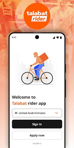 Descarga Talabat Rider App: Entrega más y gana dinero extra hoy - Screenshot 1