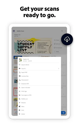 Adobe Scan: Escáner PDF y OCR profesional – Descarga Gratis - Screenshot 12