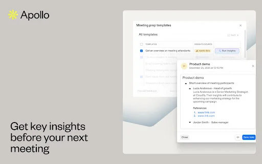 Apollo.io: Encuentra correos y teléfonos B2B gratis – Extensión - Screenshot 4