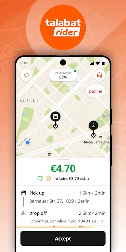 Descarga Talabat Rider App: Entrega más y gana dinero extra hoy - Screenshot 4