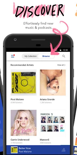 Descargar Pandora Music & Podcasts – Escucha Radio Personalizada - Screenshot 3