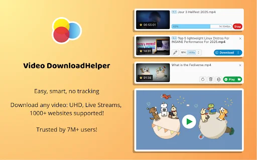 Video DownloadHelper: Descarga Videos de la Web Fácil y Rápido - Screenshot 1