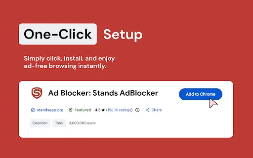 Stands AdBlocker: El Mejor Bloqueador de Anuncios para Chrome - Screenshot 5