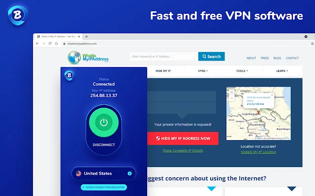 Brisk VPN: Navega sin límites y protege tu privacidad | Descarga Gratis - Screenshot 1