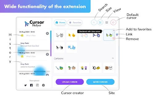 Cursor Helper: Cambia tu cursor en Chrome – Descarga Gratis - Screenshot 2