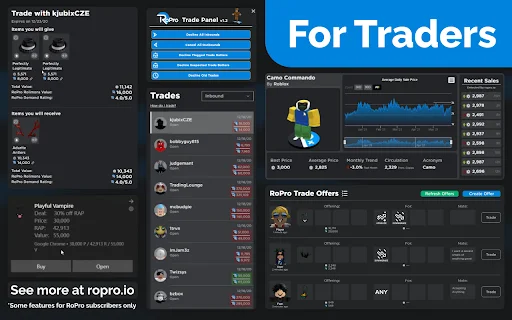 RoPro: Mejora tu experiencia en Roblox – Descarga la extensión - Screenshot 3