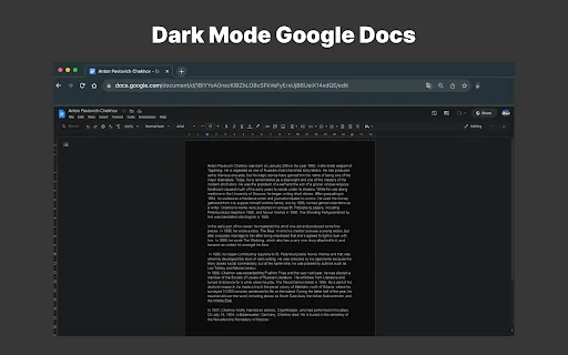 Dark Mode Google Docs: Activa el Modo Oscuro en tus Documentos - Screenshot 1