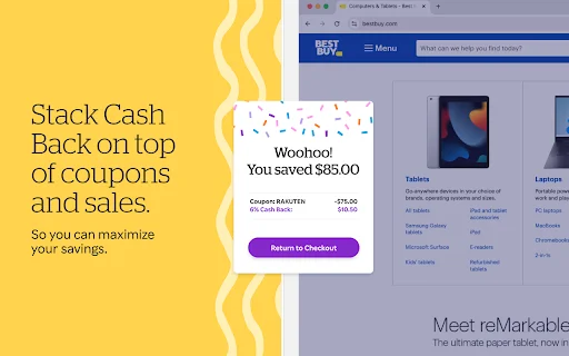 Rakuten: Obtén Cash Back y Ahorra en tus Compras Online - Screenshot 2