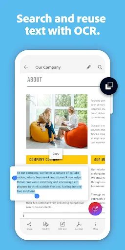 Adobe Scan: Escáner PDF y OCR profesional – Descarga Gratis - Screenshot 5