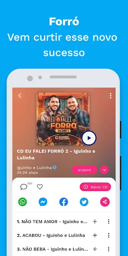 Descargar Sua Música APK: Lo mejor de la música brasileña - Screenshot 4