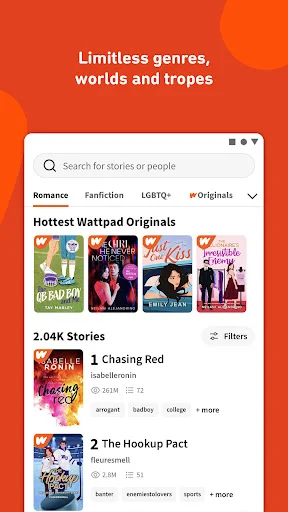 Wattpad: Lee y Escribe Historias – Descarga la App Oficial Gratis - Screenshot 3