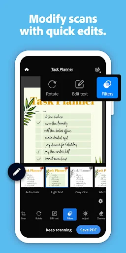 Adobe Scan: Escáner PDF y OCR profesional – Descarga Gratis - Screenshot 4