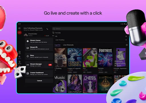 Descargar Twitch APK: Streaming en Vivo y Gaming – Gratis - Screenshot 16