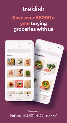 Descarga Tre’dish Groceries: Ahorra miles en tus compras de comida - Screenshot 1