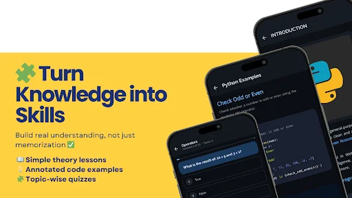 Aprende Python: Cuestionarios y Más – Domina la Programación - Screenshot 2