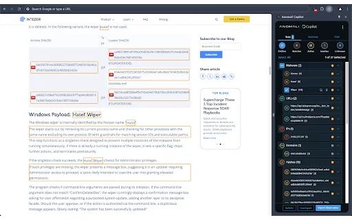 Anomali Copilot: El Asistente de Ciberseguridad con IA Líder - Screenshot 1