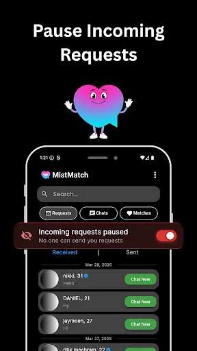 Descargar MistMatch – Conoce gente, chatea y encuentra citas hoy - Screenshot 5