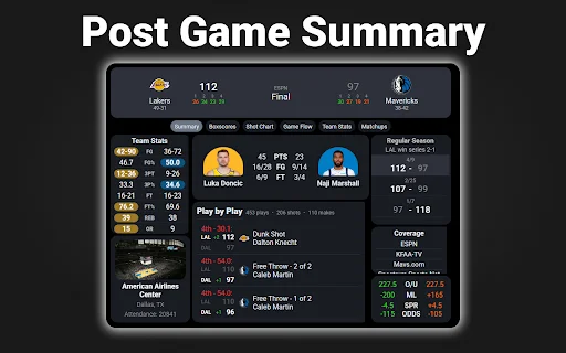 NBA Scoreboard: Resultados y estadísticas de la NBA en tiempo real - Screenshot 2