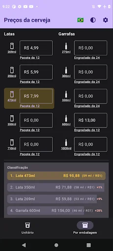 Calculadora de Cerveja: Ahorra Dinero en tus Compras de Cerveza - Screenshot 2