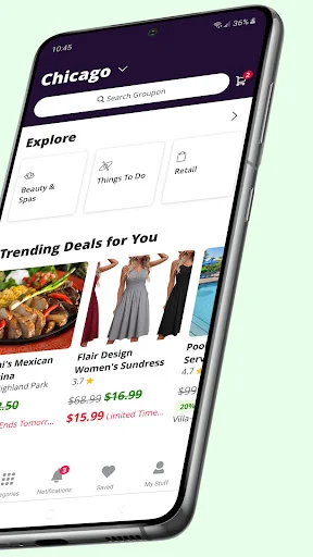Descarga Groupon: Cupones y Ofertas Increíbles con Descuentos - Screenshot 2