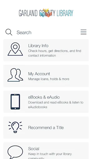 Descarga Garland County Library APK – Acceso a Libros Gratis - Screenshot 1