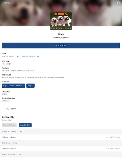 Descargar DC Public Library APK 2026.18 – Acceso a Libros Gratis - Screenshot 16