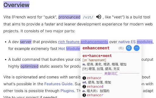 Personal Vocab: Aprende Inglés con Resaltado y Anki Automático - Screenshot 1