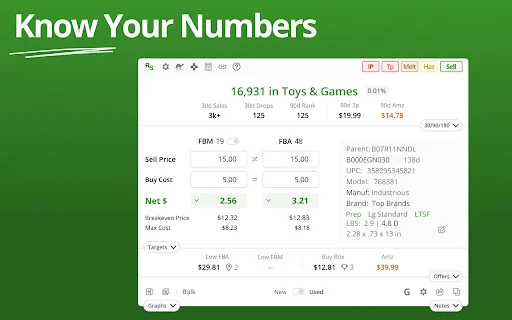 RevSeller: Tu herramienta esencial para ventas en Amazon FBA - Screenshot 1