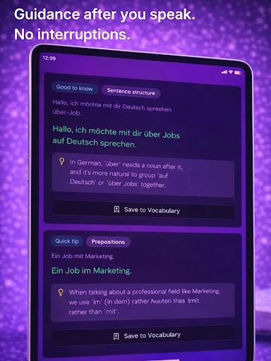 Descarga IntoDeutsch: Deja de estudiar y empieza a hablar alemán - Screenshot 9